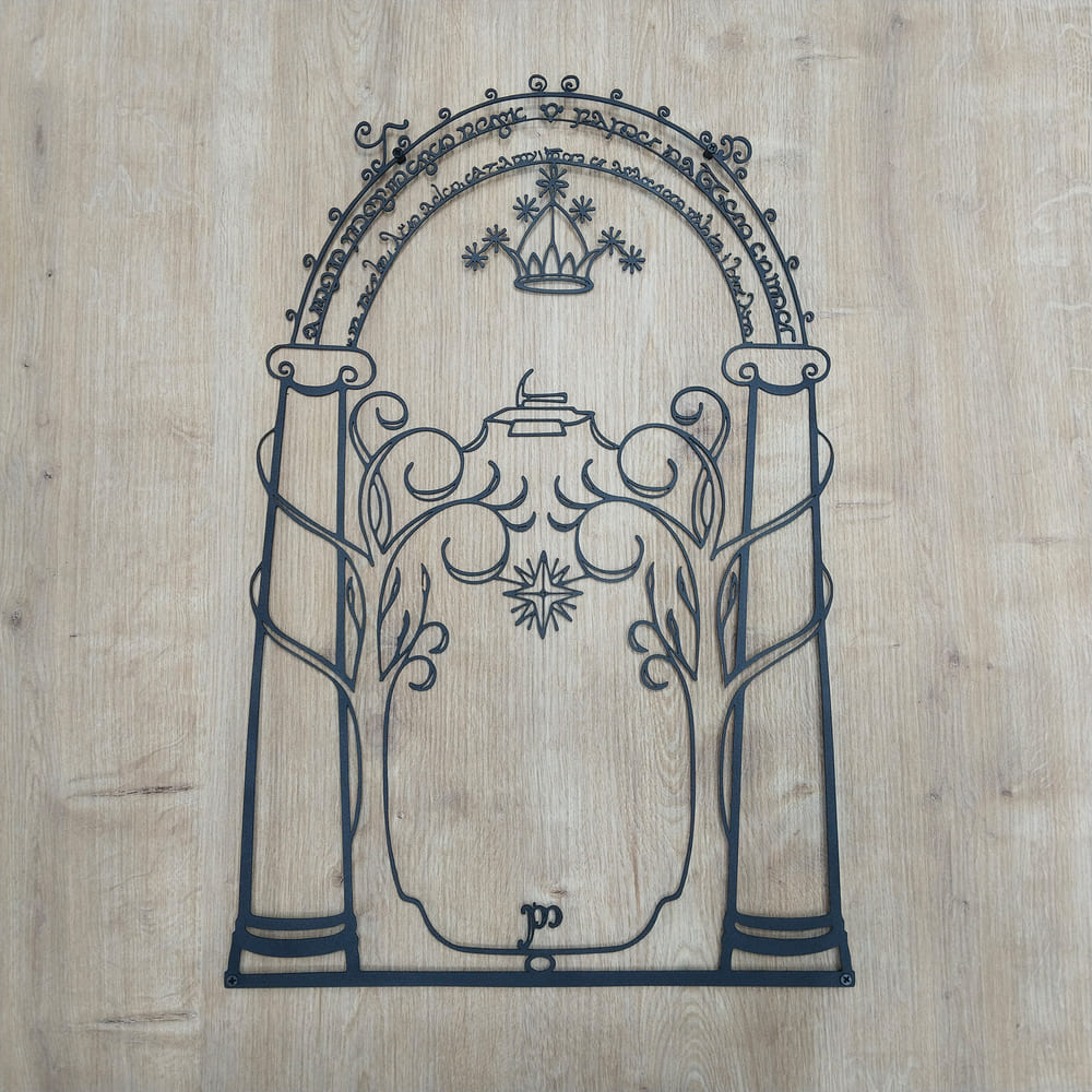 Moria Door Durin’s Gate Lord of the Rings Decor